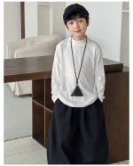 【90-160】長袖インナー 男の子 無地 モックネック ベーシック - 画像 (23)