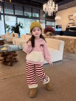 【80-140】パーカーorスウェットパンツ 女の子 裏起毛 おしゃれ 韓国風 - 画像 (2)
