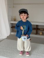 【73-110】Tシャツ ズボン 長袖 ラウンドネック プリント カジュアル 男の子 - 画像 (5)