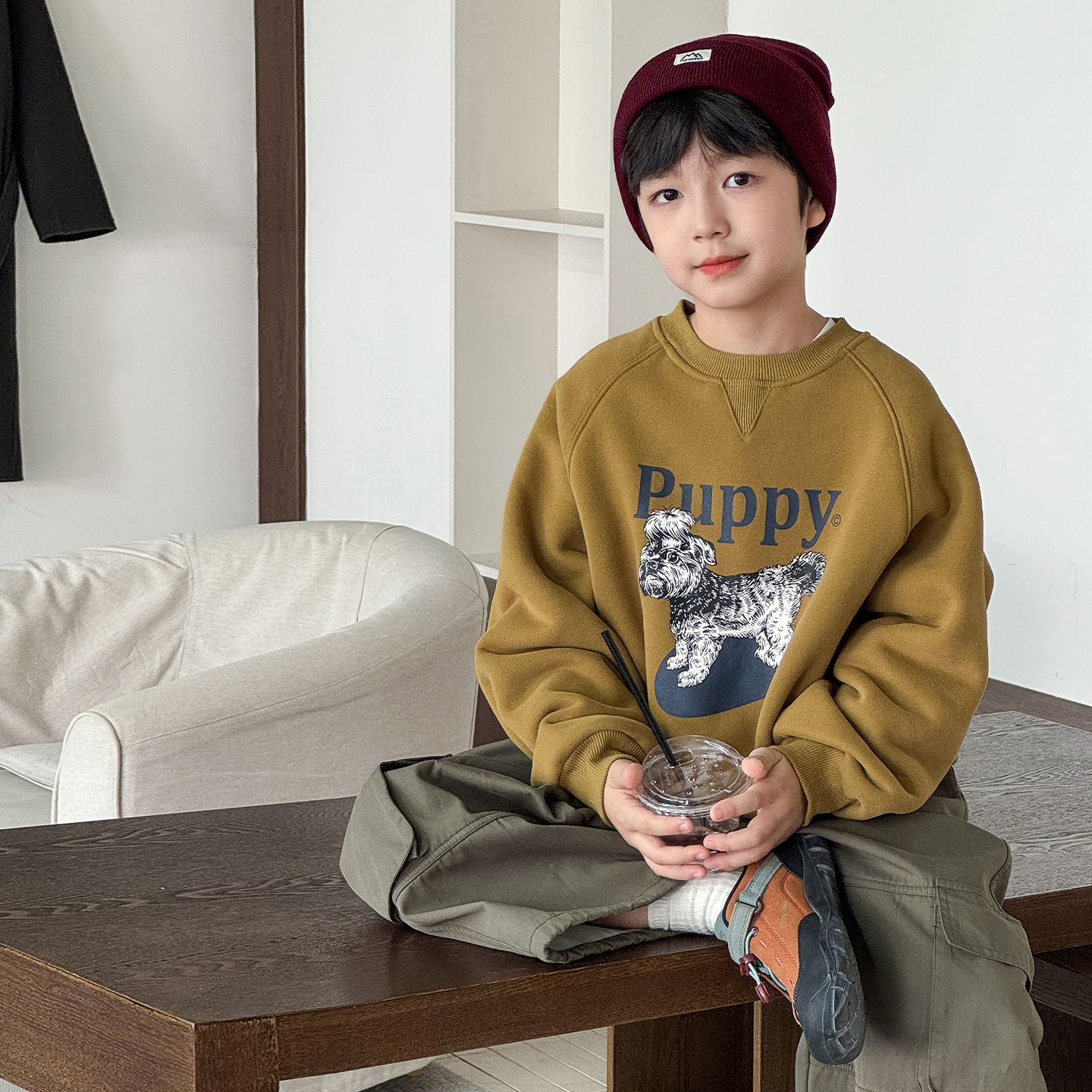 O1CN019J1kZ1ElEbG2vH2e_3646241795-0-cib.jpg 【90-160】トレーナー 男の子 カートゥーンプリント 裏起毛 あったか - 画像 (1)