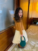 【90-140】フード付きニットorスカート 女の子 韓国風 ガーリー - 画像 (3)