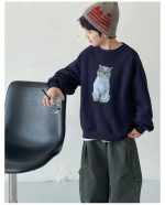 【90-160】トレーナー 男の子 カートゥーンプリント 裏起毛 あったか - 画像 (20)