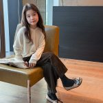【100-170】セーター 女の子 ニット フード付き カジュアル - 画像 (7)