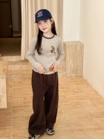 【100-170】長袖Tシャツ 女の子 カートゥーン 合わせやすい - 画像 (3)