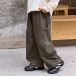 【100-170】ストレートパンツ 韓国風 カジュアル コットン - 画像 (4)