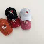 【GOODS】帽子 キャップ ハート柄 刺繍 カワイイ - 画像 (3)