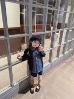 【90-140】カーディガンorデニムシャツorショートパンツ 女の子 韓国風 カジュアル - 画像 (7)