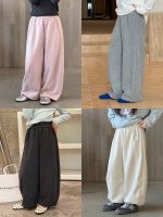 【100-170】パンツ 女の子 切り替え 無地 韓国風 - 画像 (2)