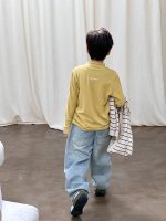 【90-170】長袖トップス 男の子 英字プリント やわらか シンプル - 画像 (24)