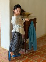 【100-160】バルーンパンツ 女の子 チェック柄 韓国風 ゆったり カジュアル - 画像 (9)