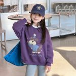 【100-170】トレーナー 女の子 カートゥーン プリント 合わせやすい - 画像 (7)