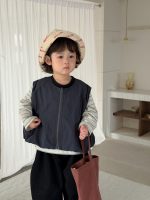 【73-110】ベスト Tシャツ ストライブ 配色 男の子 - 画像 (7)