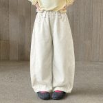 【100-170】パンツ 女の子 コーデュロイ ゆったり 合わせやすい - 画像 (13)