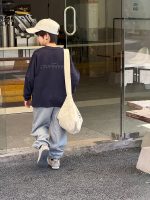 【100-170】長袖Tシャツ 男の子 コットン ストリート カジュアル - 画像 (23)