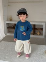 【73-110】Tシャツ ズボン 長袖 ラウンドネック プリント カジュアル 男の子 - 画像 (6)