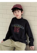 【100-160】長袖Tシャツ 男の子 アメカジ モックネック やわらか素材 - 画像 (11)