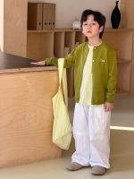 【100-170】ニットカーディガン 男女兼用 刺繍 ふんわり カジュアル - 画像 (42)