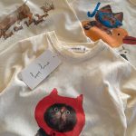 【90-140】長袖Tシャツ キッズ プリント トレンド 韓国風 - 画像 (4)