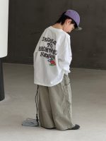 【90-160】長袖Tシャツ 男の子 カジュアル アルファベット トレンド - 画像 (4)