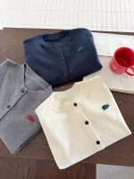 【100-170】カーディガン 男の子 刺繍 プレッピー風 韓国風 カジュアル - 画像 (12)