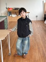 【90-170】中綿ベスト 男の子 防風 あったか 韓国風 ストリート - 画像 (9)