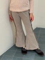【90-140】フレアパンツ 女の子 フリルデザイン 伸縮性 やわらか素材 - 画像 (5)