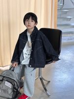 【90-170】パンツ キッズ 男女兼用 韓国風 ゆったり 合わせやすい - 画像 (9)