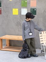 【100-170】長袖Tシャツ 男の子 ボーダー柄 配色 カジュアル 着回しやすい - 画像 (11)