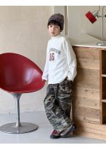 【100-160】長袖Tシャツ 男の子 アメカジ モックネック やわらか素材 - 画像 (14)