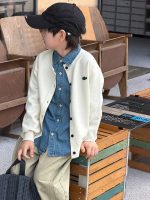 【100-170】カーディガン 男の子 刺繍 プレッピー風 韓国風 カジュアル - 画像 (22)