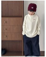 【90-160】トレーナー 男の子 厚手 あったか 防寒 着回しやすい - 画像 (23)