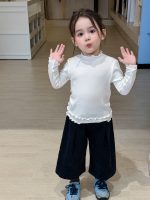 【80-140】長袖トップス 女の子 シンプル 無地 合わせやすい - 画像 (3)
