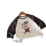 【90-140】長袖Tシャツ 男の子 ラグラン 配色 ゆったり - 画像 (6)
