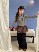 【100-170】長袖Tシャツ 女の子 カートゥーン 合わせやすい - 画像 (5)