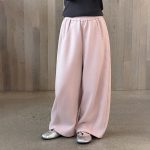 【100-170】パンツ 女の子 切り替え 無地 韓国風 - 画像 (10)