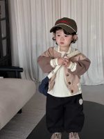 【73-100】アウター 配色 切り替え ボタン 男の子 - 画像 (3)