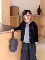 【100-170】ニットカーディガン 男女兼用 刺繍 ふんわり カジュアル - 画像 (12)