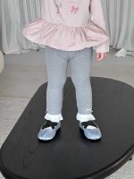 【73-100】パーカー レギンス 裾付き プリント 長袖 女の子 - 画像 (8)