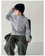 【90-160】トレーナー 男の子 厚手 あったか 防寒 着回しやすい - 画像 (4)