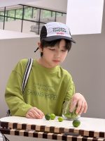 【100-170】長袖Tシャツ 男の子 英字プリント ゆったり 着回しやすい - 画像 (15)