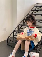 【100-160】トレーナー 女の子 英字 プリント 合わせやすい - 画像 (6)