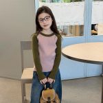 【100-170】長袖Tシャツ 女の子 ラグラン ストレッチで快適 - 画像 (8)