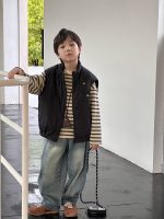 【90-170】中綿ベスト 男の子 防風 あったか 韓国風 ストリート - 画像 (6)