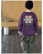 【90-160】トレーナー 男の子 プリント カジュアル トレンド - 画像 (5)