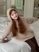 【90-150】ニットセーター 女の子 フード付き もこもこ あったか - 画像 (14)