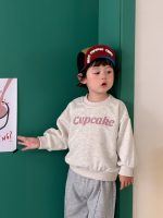 【73-110】ベスト パーカー 配色 ストライブ 長袖 プリント 男の子 - 画像 (8)