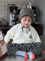 【73-110】パーカー ズボン ラウンドネック 長袖 プリント ストライブ 男の子 - 画像 (4)