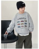【90-160】トレーナー 男の子 プリント カジュアル トレンド - 画像 (16)