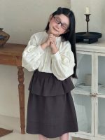 【100-150】ブラウスorスカート 女の子 レースフリル 韓国風 ガーリー - 画像 (8)