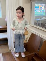 【80-130】カーディガン キャミソール デニムパンツ 女の子 おしゃれ 韓国風 - 画像 (6)
